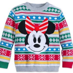 Disney Christmas kids Minnie Mouse sweater